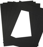 25 Black w/ Blackcore 11x14 mats for 8x10 w/ back+bag