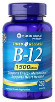B-12 1500MCG Supports Energy Metabolism Supports Heart Health