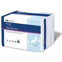 Wings Quilted Overnight Briefs, Large, Pack/18