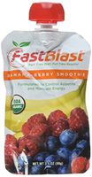 FastBlast™ Banana-Berry Smoothie (1 Box with 12 Pouches), Supports Intermittent Fasting with Limited Caloric Intake, Organic, Nutritional & Natural Formula with Proteins, Vitamins, Minerals & More