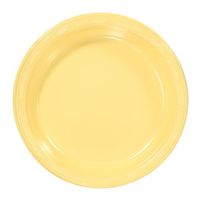 Hanna K. Signature Collection 50 Count Plastic Plate, 9-Inch, Yellow