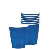 Plastic Cups | 20ct (12oz, Bright Royal Blue)