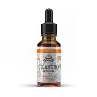 Cilantro Tincture, Organic Cilantro Extract (Coriandrum Sativum) Dried Leaf Health Supplement, Non-GMO in Cold-Pressed Organic Vegetable Glycerin 4 oz, 670 mg