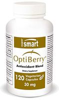 Supersmart - Antioxidants - Optiberry ® 30 mg - Specific Blend of Berry Extracts Standardized for Anthocyanins | Non-GMO - 120 Vegetarian Capsules.