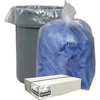 Nature Saver Recycled Can Liners Trash Bag, Extra Large, Clear, 100