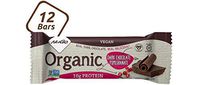 NuGo Organic Chocolate Pomegranate, 10g Vegan Protein, Gluten Free, 190 Calorie, 12 Count