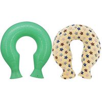 lzndeal Hot Water Bottle Bag,Neck Protection,Soothing Aching,Hot Water Bottle U Type Transparent PVC Rubber Neck Protection Warm Soothing Aching