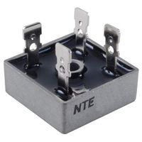 NTE Electronics NTE5328 Full Wave Single Phase Bridge Rectifier with Quick Connect Leads, 25 Amps, 1000V Maximum Recurrent Peak Reverse Voltage