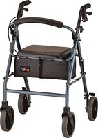 NOVA Zoom Rollator Walker with 24” Seat Height, Blue