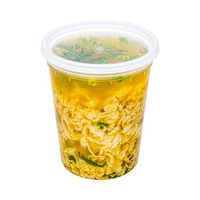 Restaurantware RWP0199C Microwavable To-Go Container, 32 oz, Clear