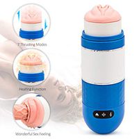 Simulation Deep Throat Sucking Privacy P-Ump Blowjob Licking Mouth Privacy Machine Male Hand-Job Cup Aircraft Funny Toys Privacy Products for Men,R12