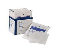 Kendall/Covidien - Excilon Non-Woven Split Drain/I.V Sponges (Gauze, Sponge, 4 X 4 6-Ply, Sterile) BX/25 - 2 sponges per pack, 25 packs per box totaling 50 by Kendall/Covidien