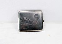 Vintage cigarette case Metal Cigarette case Cigarette Holder Cigarette Box Business Card case Credit Card case Card case Metal case