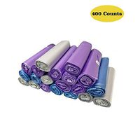 KYLIN Strong Durable Trash Bags for Home Kitchen Bathroom Office (Multi color)