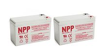 NPP HR1234W FR 12V 34W (15min.Rate) High Rate Sealed Lead Acid UPS Battery F2 Style Terminals / (2pcs)