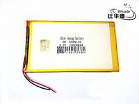 BIHUADE 3.7V 10000MAH 5582145 Polymer Lithium Battery for MP4 GPS MP3 Bluetooth Stereo DIY Gift