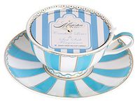 MAJESTEA & CO. CRUSHED LIME & SEA SALT FRAGRANCE, Tea cup Candle tea cup, candles, candle, tea cups, scented candles, candles, bath and body works, yankee candle, tea set, soy candles, tea sets (Blue)