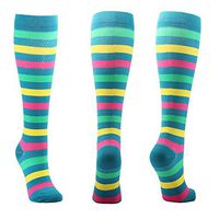 HLTPRO 20-30 mmHg Compression Socks Women & Men - Compression Stockings for Running, Nurse, Flight, Travel