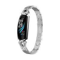 Millet.H Smart Watch, Ladies Fitness Tracker Smart Bracelet Wristband Blood Pressure Heart Rate Monitor IP67 Waterproof Electronic Watch