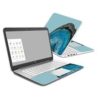 MightySkins Skin Compatible with HP Chromebook 14 (2014) - Blue Agate | Protective, Durable, and Unique Vinyl Decal wrap Cover | Easy to Apply, Remove, and Change Styles | Made in The USA