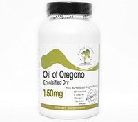 Oil of Oregano 150mg Emulsified Dry ~ 180 Capsules - No Additives ~ Naturetition Supplements