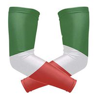 Anyangquji Italian Flag Arm Sleeve Protectiv for Man Elbow Brace for Arthritis (1 Pair)