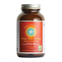 Pure Synergy VitaMinHerb (120 Tablets) Men's Complete Multivitamin Made w/Organic Fruits, Veggies, Herbs