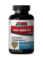 Antioxidant Pills - CHIA Seed Oil - Chia Seeds Supplement - 1 Bottle 60 Softgels