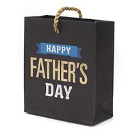 Hallmark Father's Day Mini Gift Card Holder Bag (Black)