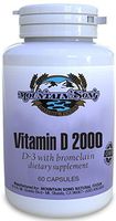 MOUNTAIN SONG VITAMIN D 2000 (D-3 WITH BROMELAIN) 60 CAPSULES