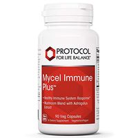 Protocol For Life Balance - Mycel Immune Plus (Immune Renew) - Supports Healthy Immune System, Mushroom Blend and Astragalus Extract for Maximum Benefits, Maitake, Shiitake, Reishi - 90 Veg Capsules