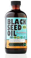 Strong Taste Black Seed Oil Liquid - 2.20%+ Thymoquinone Pungent Flavor Cold Pressed Source of Omega 3 6 9 Black Cumin Seed Oil from 100% Genuine Nigella Kalonji -8 oz Glass Bottle by Sweet Sunnah