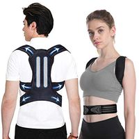 Posture Corrector for Men and Women KarmaRebirth Upgrade Upper Back Brace with Breathable Elastic Material Improves Posture Support Back,Care for Neck,Shoulders and Relieve Upper Back Pain(Size1)