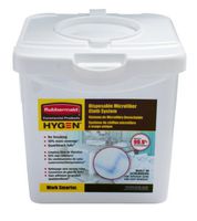 Rubbermaid Commercial 1822351 Hygen Disposable Microfiber Charging Tub