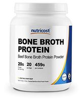 Nutricost Beef Bone Broth Protein Powder (20 Serv) Vegetable Beef Soup Flavor - Gluten Free, Non-GMO