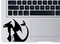 Richstar17 Toothless Sticker Hiccup Decal Decal for Laptop MacBook Apple Keyboard How to Train Your Dragon Vinyl Sticker (3'')