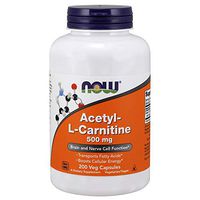 NOW® Acetyl-L-Carnitine, 500 mg, 200 Veg Caps