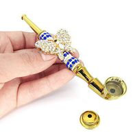 ASNTA Believes That You Need a Beautiful Animal Tube as a Gift, with 1 Storage Bag and 10 Stainless Steel mesh Filters. (Gold)