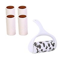 JWShang Lint Roller, Clothes Roller with 5 Refills 300 Sheets Pet Hair Remover Sticky Roller Lint Remover Brush for Pet Hair Dust Carpet Furniture Couch