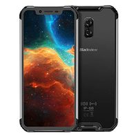BV9600, 4GB+64GB, IP68/IP69K Waterproof Dustproof Shockproof, Dual Back Cameras, 5580mAh Battery, Face ID & Side-mounted Fingerprint Identification, 6.21 inch Android 9 Helio P70 (MTK6771T) Octa Core