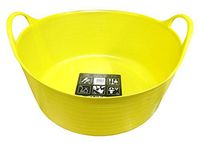 Tubtrugs SP15YF Flexible Yellow Small Shallow 15 Liter/4 Gallon Capacity
