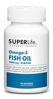 Omega-3 Fish Oil - 1000 mg Purified & Deodorized from Wild Caught Fish with EPA & DHA Fatty Acids | Supports Heart, Brain, Joint, Hair & Skin Health | Supplement - 90 Softgels