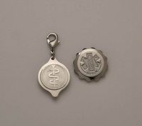 SOS Portable Emergency Medical ID Charm