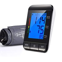 Digital Blood Pressure Monitor Large Cuff, Automatic Upper Arm FDA Approved BP Machine with Large LCD Display for 2 Users