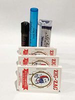 ZIZ ZAG CUTCORNERS Rolling Paper (3 Packs) Plus Zig Zag Roller 70MM,Raw Black Clipper and Small DoobTube.