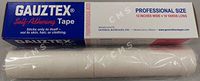 GAUZTEX GUARDTEX Self-Adhering Tape Rolls Sport Golf Grip Safety Finger Toe Wrap 1/2"x10Yds 24/BX White 31007
