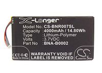 Cameron Sino Li-Polymer 3.70V 4000mAh / 14.80Wh Tablet Battery Compatible With Barnes & Noble BNA-B0002/L83-4977-266-01-4, Fits Barnes & Noble NOOK HD 7 tablet/BNRV400/BNTV400
