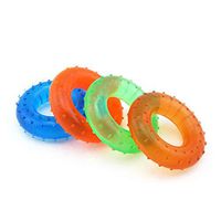 NUANNUAN 4 Pieces Grip Strengtheners Forearm Ring Hand Exercisers - Silicone 35KG Gripper for Muscle Strengthening Training Tool - Arthritis Finger Physical Therapy PT Kit Trainer