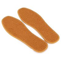 Redpol Unisex Winter Warm Deodorant Sweat-absorb Thickening Imitation Lamb Hair Insoles Insoles
