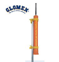 Spartechnik Glomex Marine Antenna RA114 Receiver VHF - 1DB - 35 MM (14") - RUBBER - 9 M (30') COAXIAL CABLE - QUICK INSTALLATION KIT INCLUDED - EMERGENCY series antenna sailboat & motorboat - RA 1114